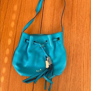 Kate Spade Turquoise crossbody purse barely used
